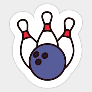 bowling game Sticker